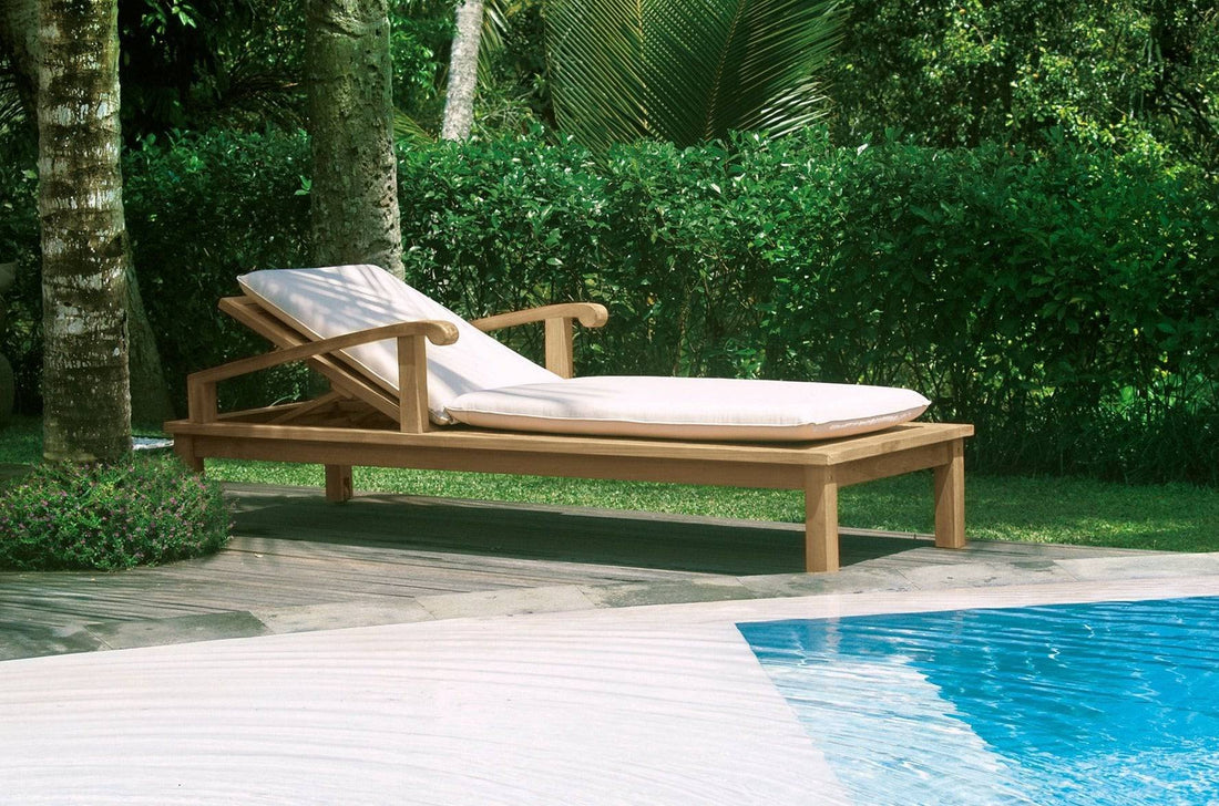 Sunlounger With Wheels Saint Laurent - Aloha Sofa