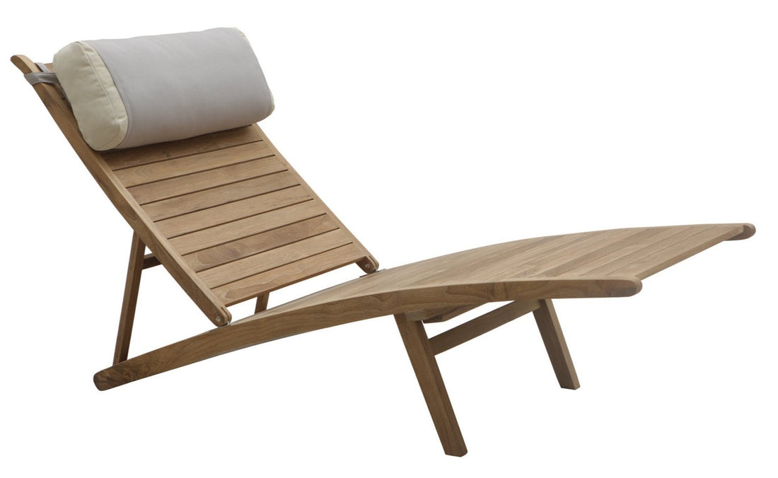 Adjustable Deckchair With Leg Rest SAVANA - Aloha Sofa