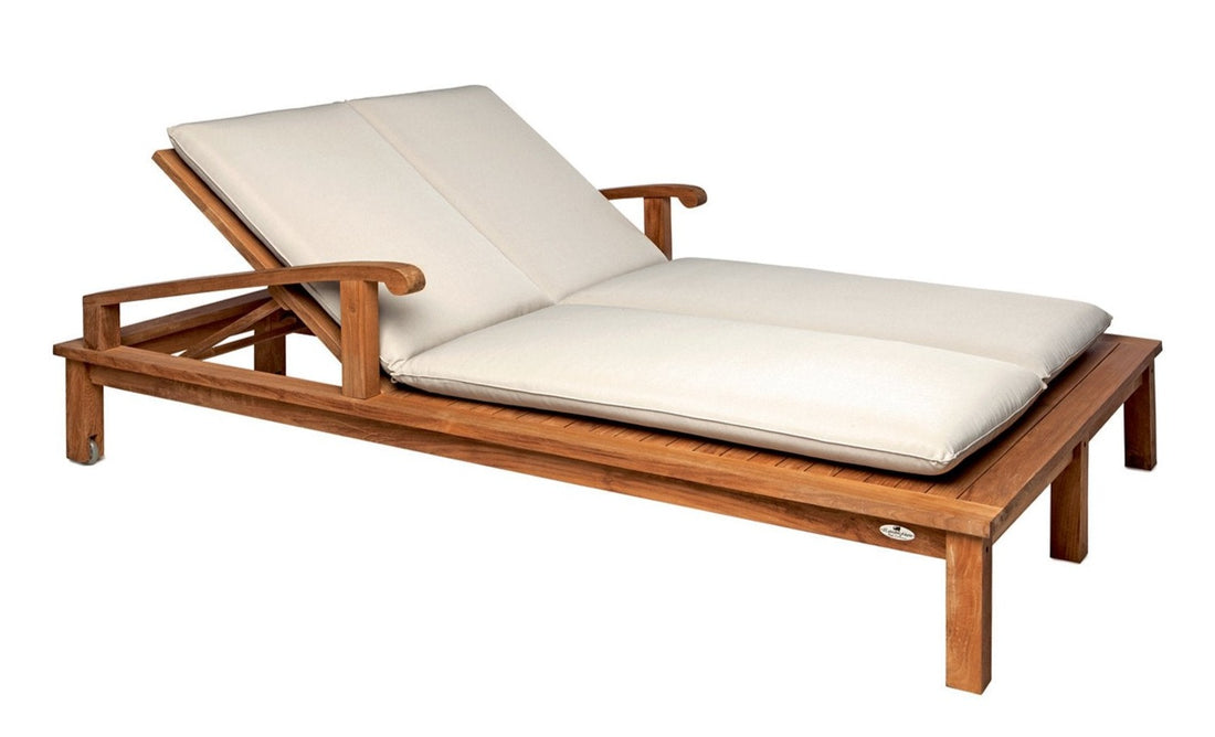 Double Sunlounger With Wheels SAINT LAURENT - Aloha Sofa