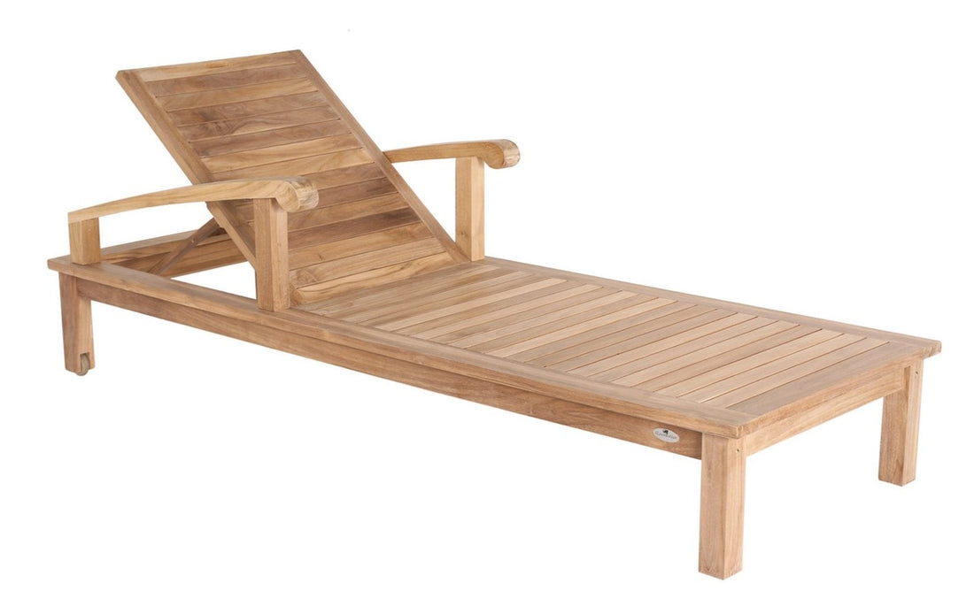 Sunlounger With Wheels SAINT LAURENT - Aloha Sofa