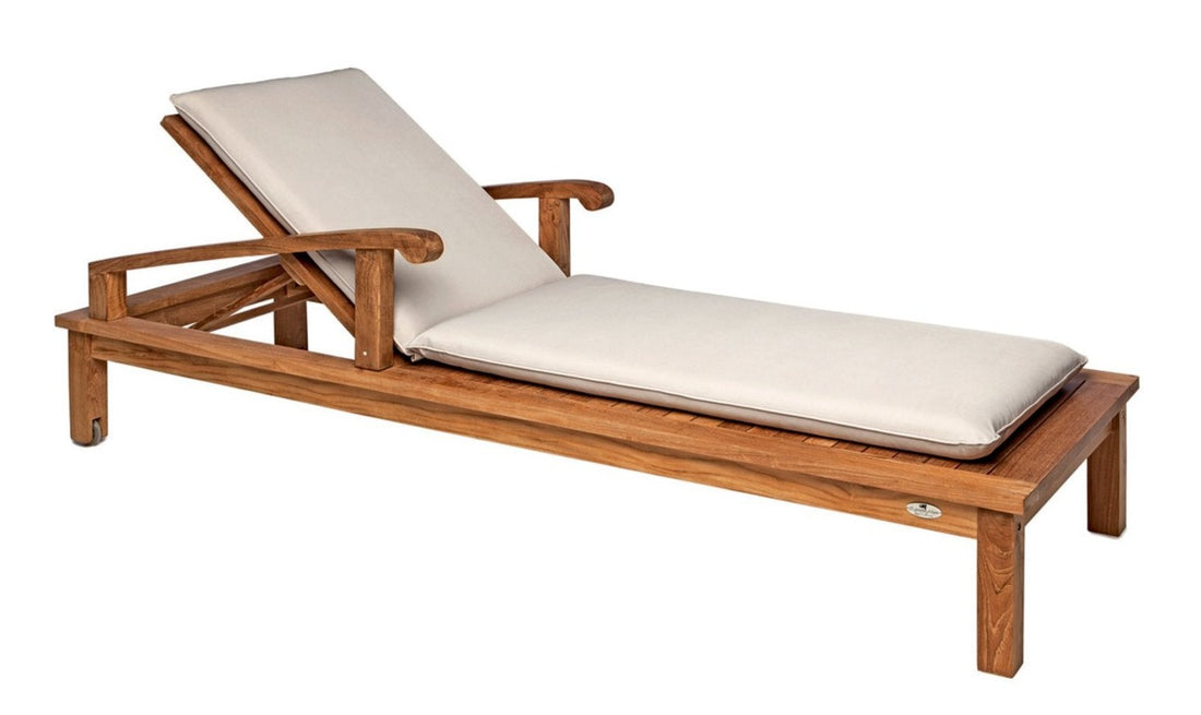 Sunlounger With Wheels SAINT LAURENT - Aloha Sofa